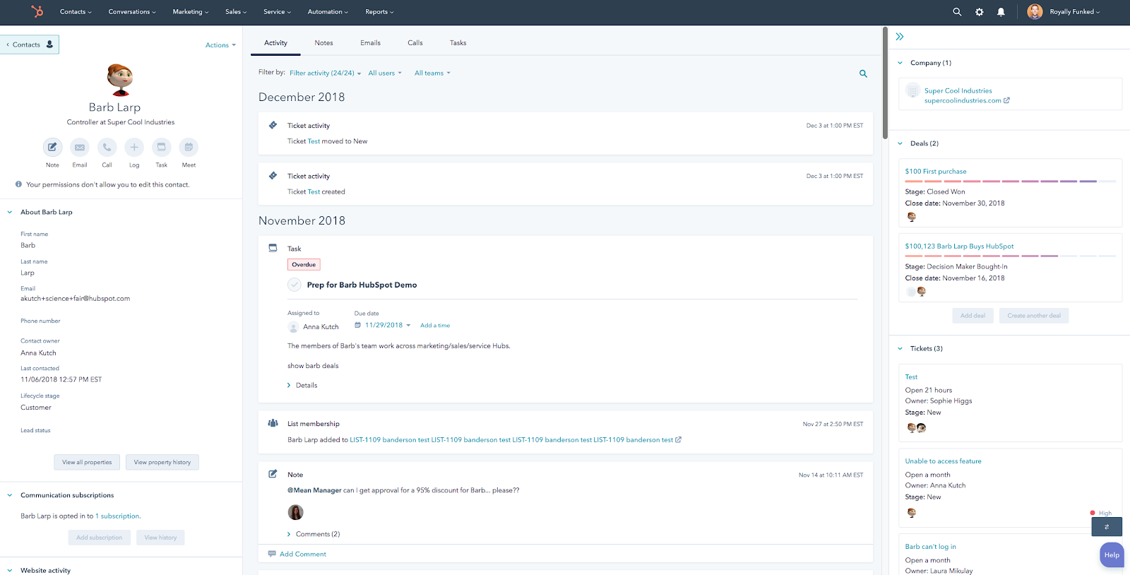 HubSpot CRM