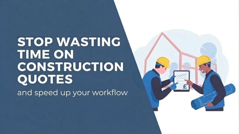How to Stop Wasting Time on Construction Quotes and Speed Up Your Workflow