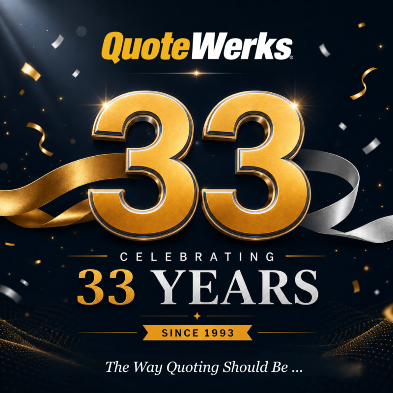 QuoteWerks Turns 33